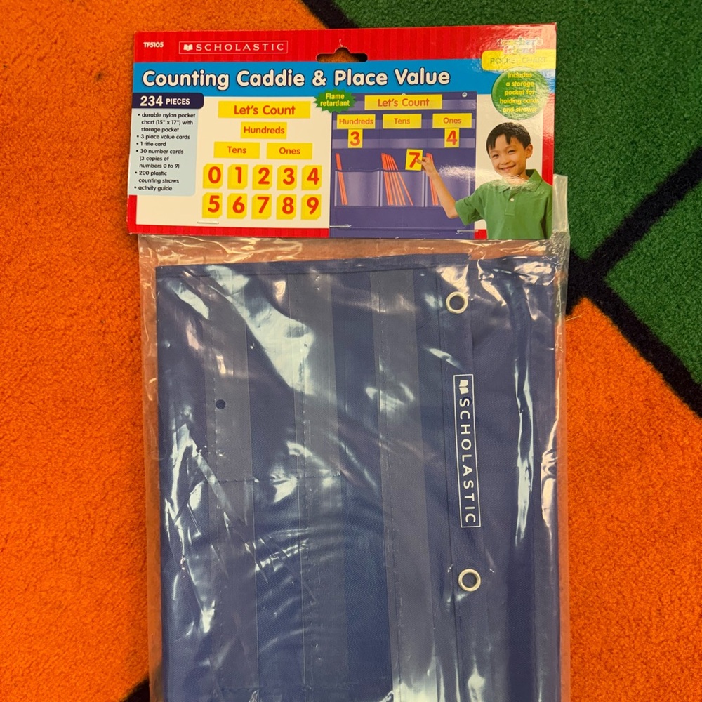 Counting caddie and place value pocket chart. Brand new